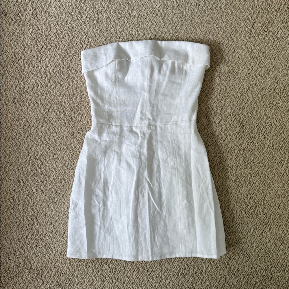 Reformation Madilyn Linen Mini Dress